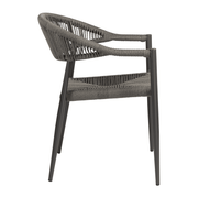 Atlantic Stacking Armchair - Dark Grey