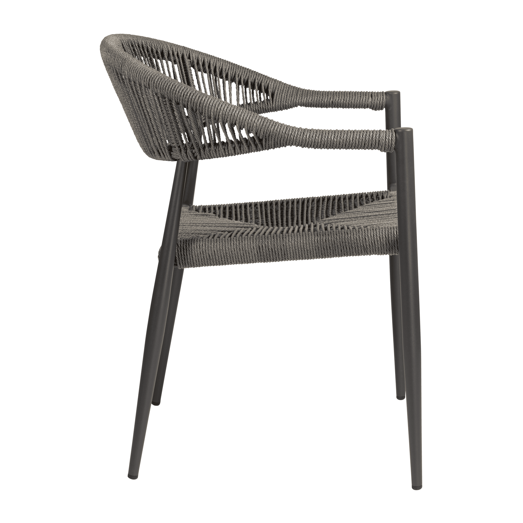 Atlantic Stacking Armchair - Dark Grey