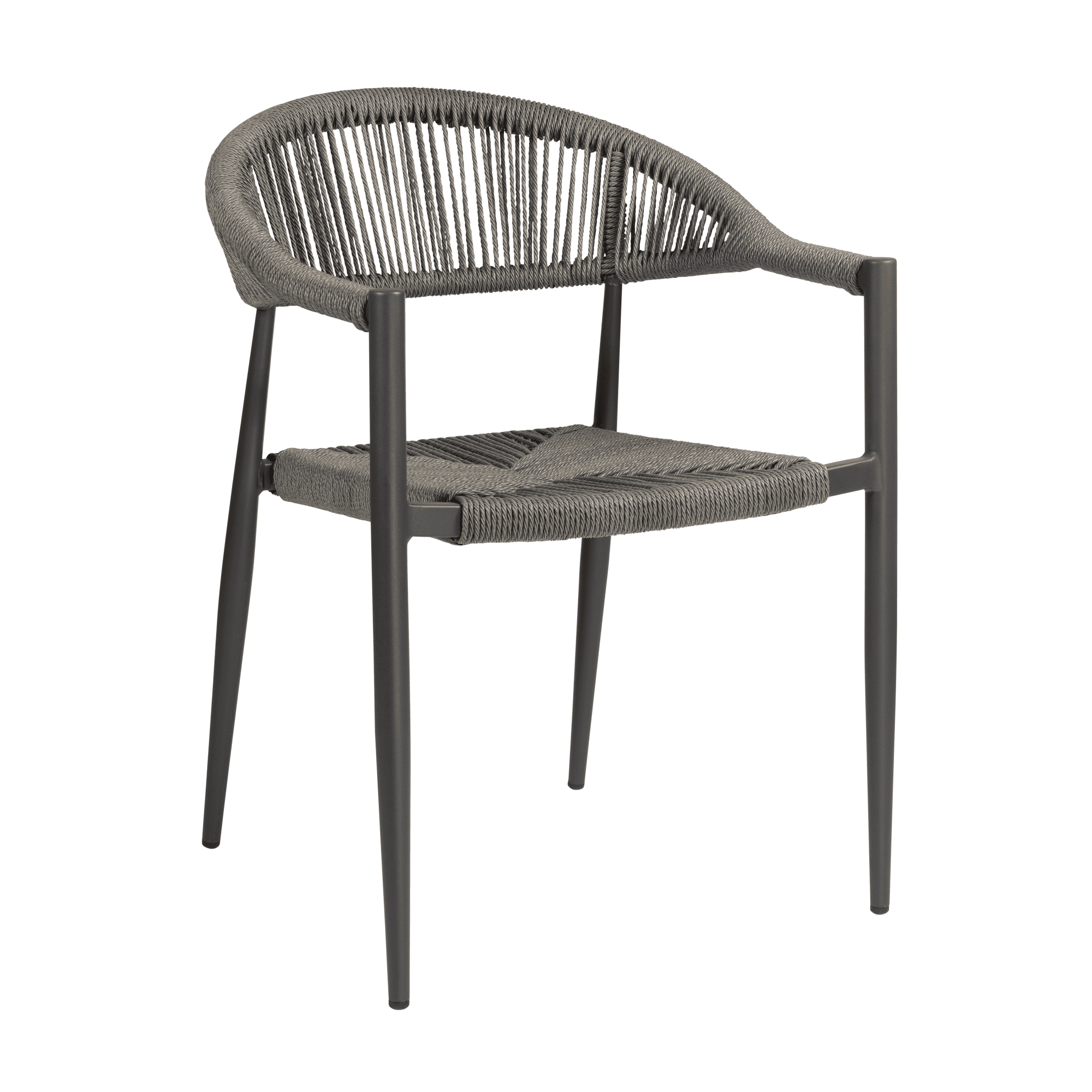 Atlantic Stacking Armchair - Dark Grey
