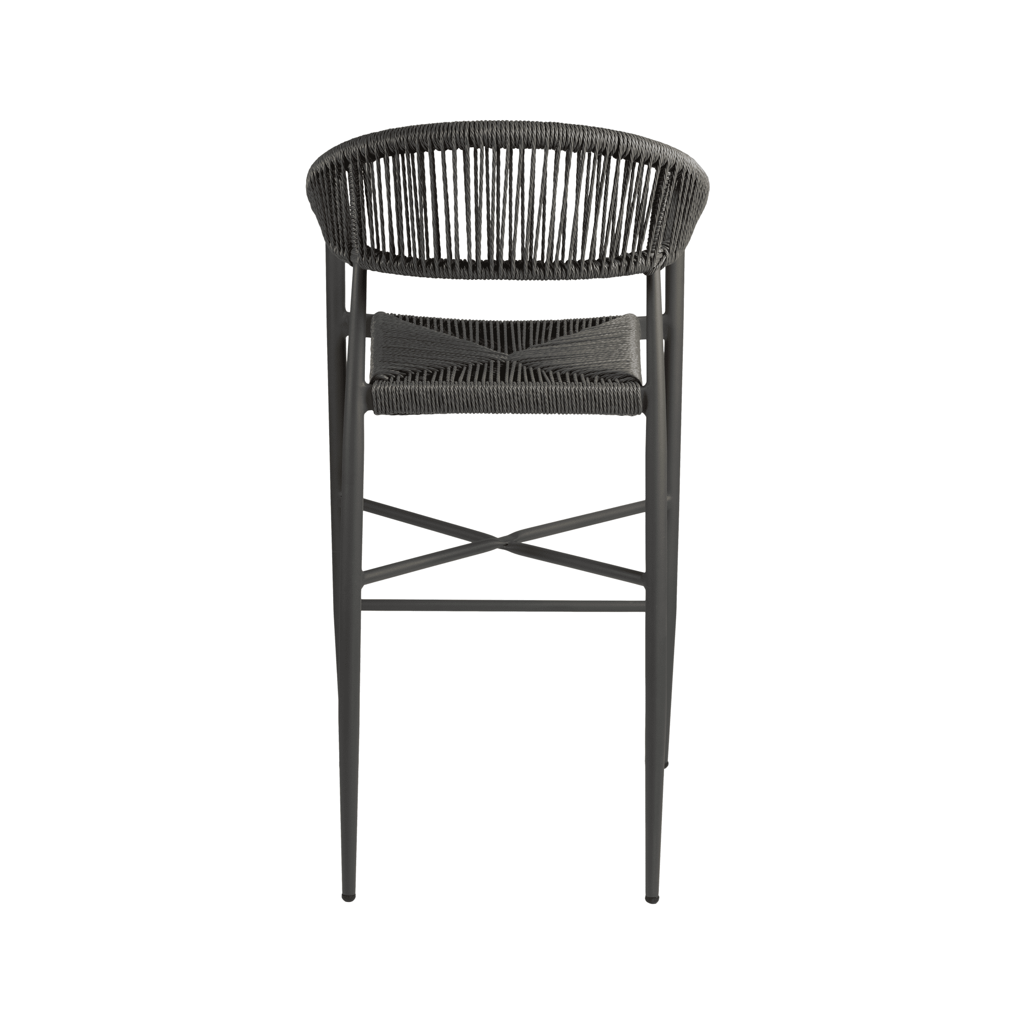 Atlantic Stacking Bar Stool - Dark Grey