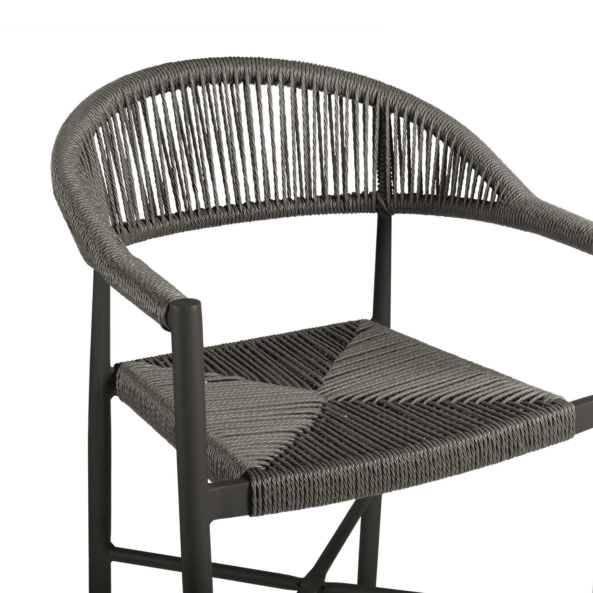 Atlantic Stacking Armchair - Dark Grey