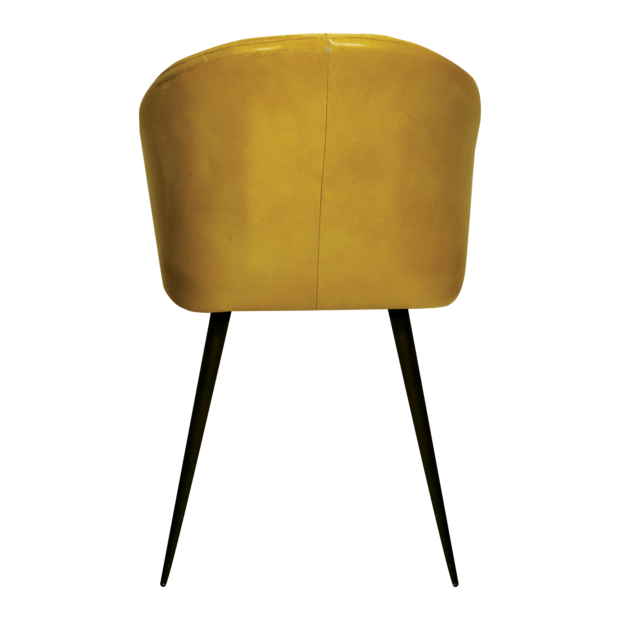 Brooklyn Leather Tub Chair - Vintage Gold