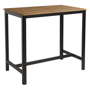 EKO Rectangular Poseur Table - Aged Oak - 180x69cm