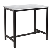 EKO Rectangular Poseur Table - Whitewash - 180x69cm
