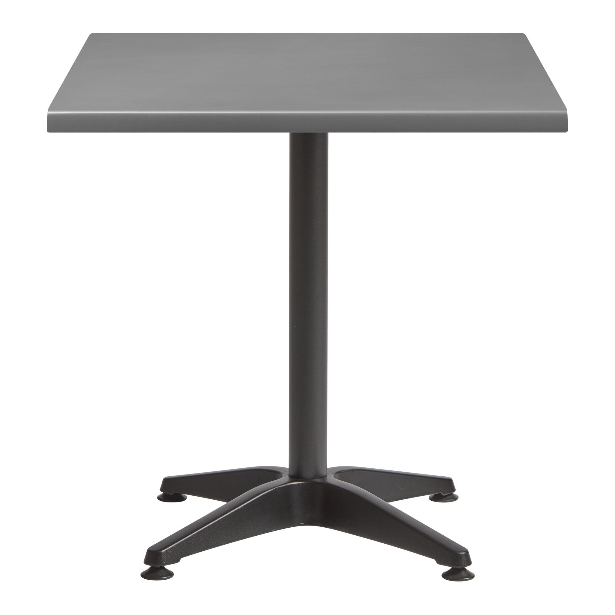 Enduratop Complete Dining Table - 70x70cm Square - Grey with Alby Black Base
