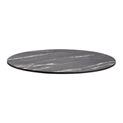 Extrema Top - Black Marble 'Textured' - 690mm Dia