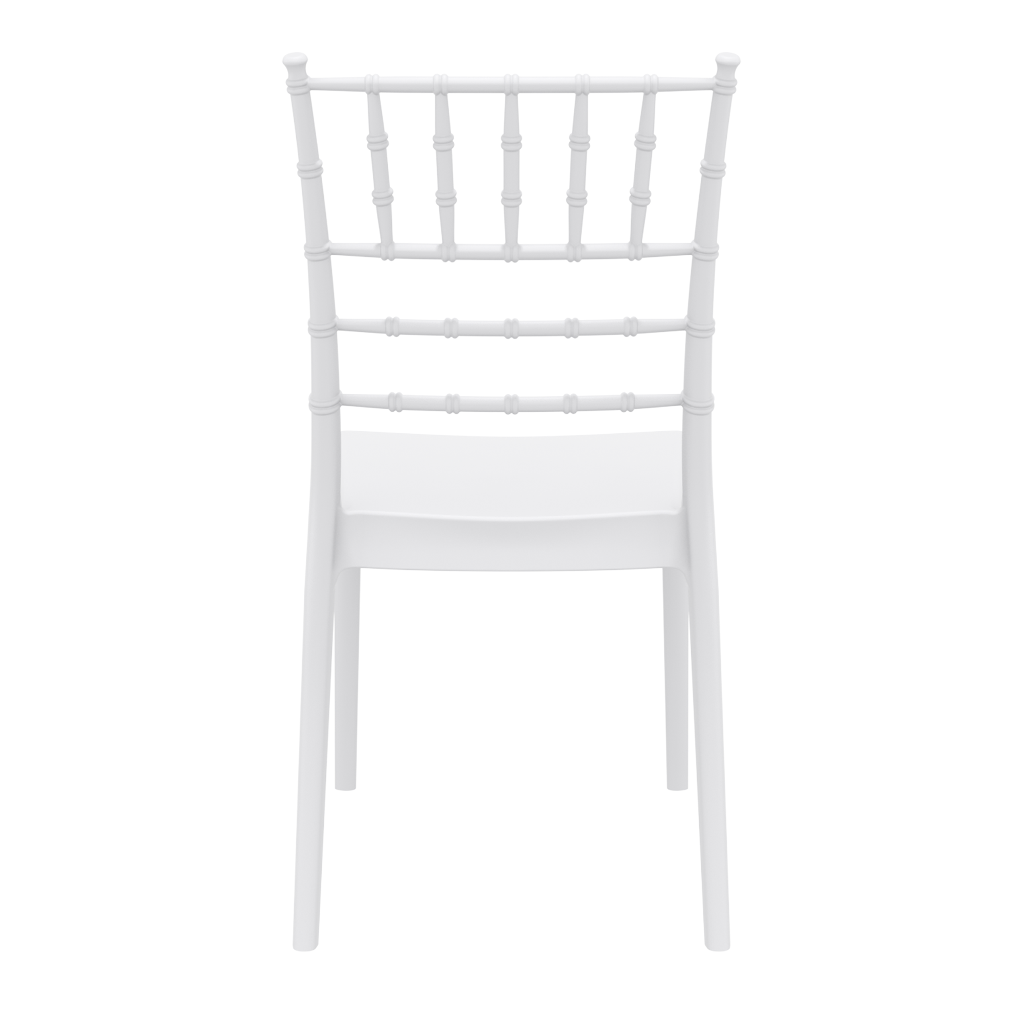 Josephine Stacking Side Chair - White