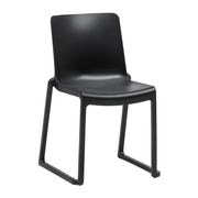 Kasar Set - 20x Black Stacking Side Chairs & Storage Trolley