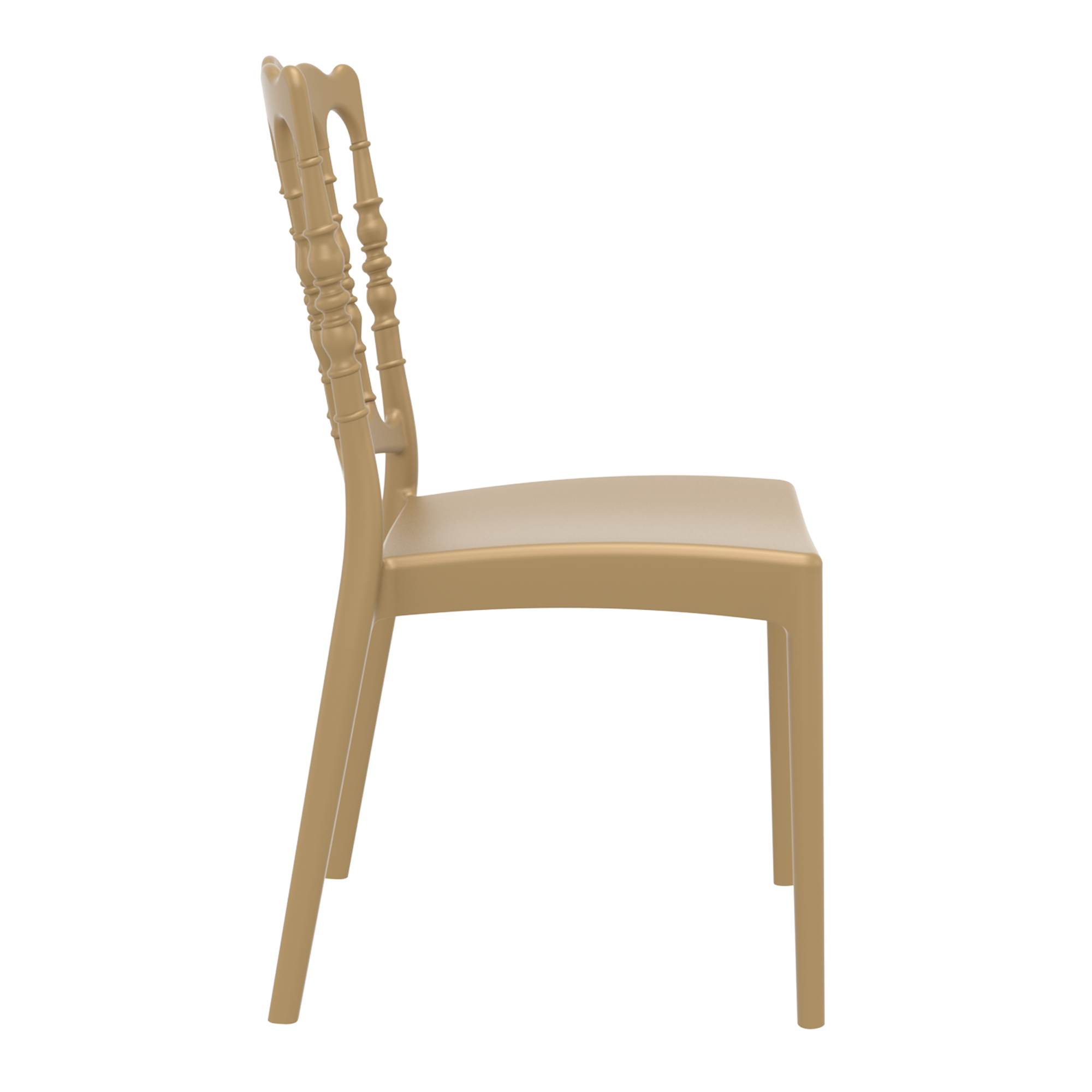 Napoleon Stacking Side Chair - Gold