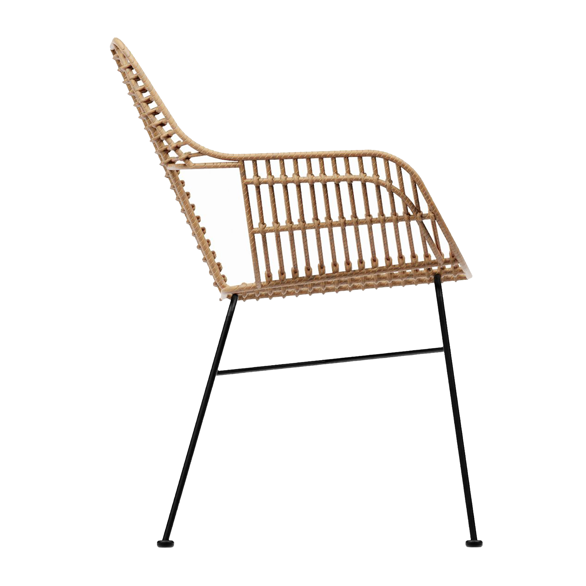 Palm Stacking Arm Chair - Natural