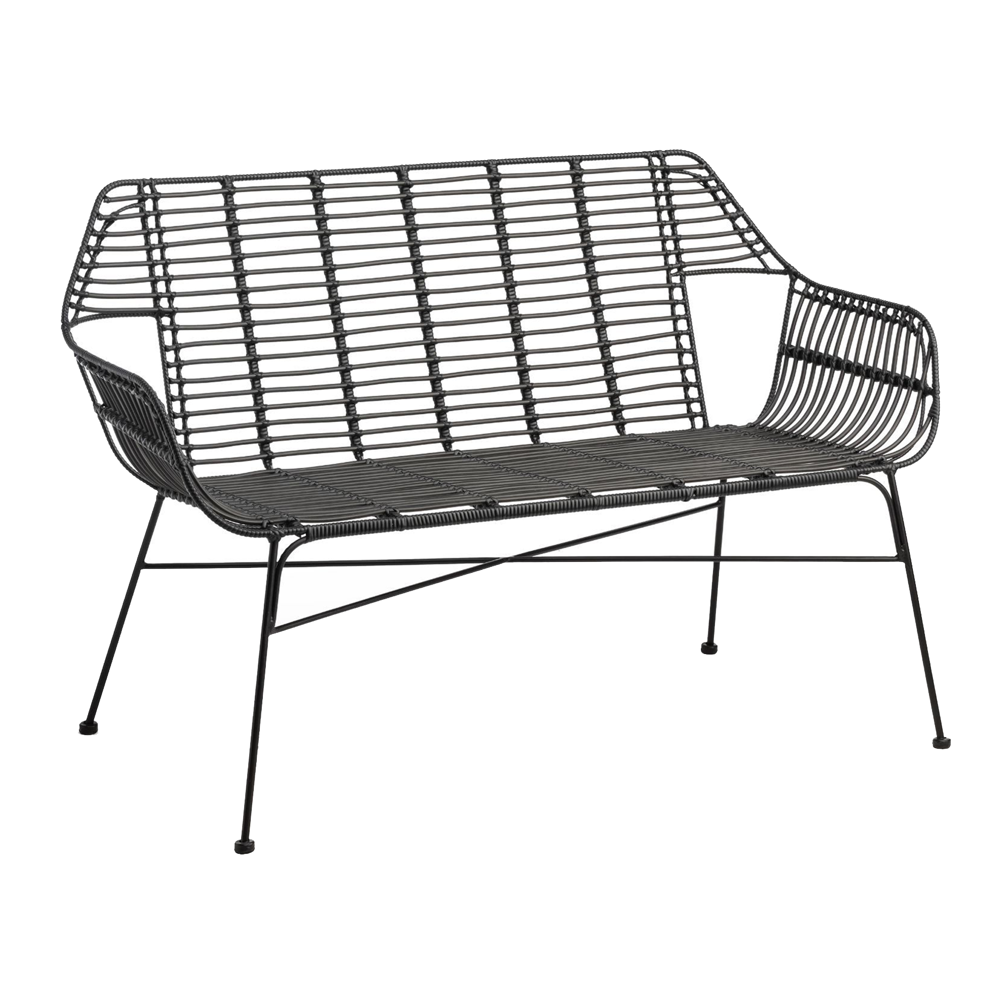 Palm Stacking Sofa - Black