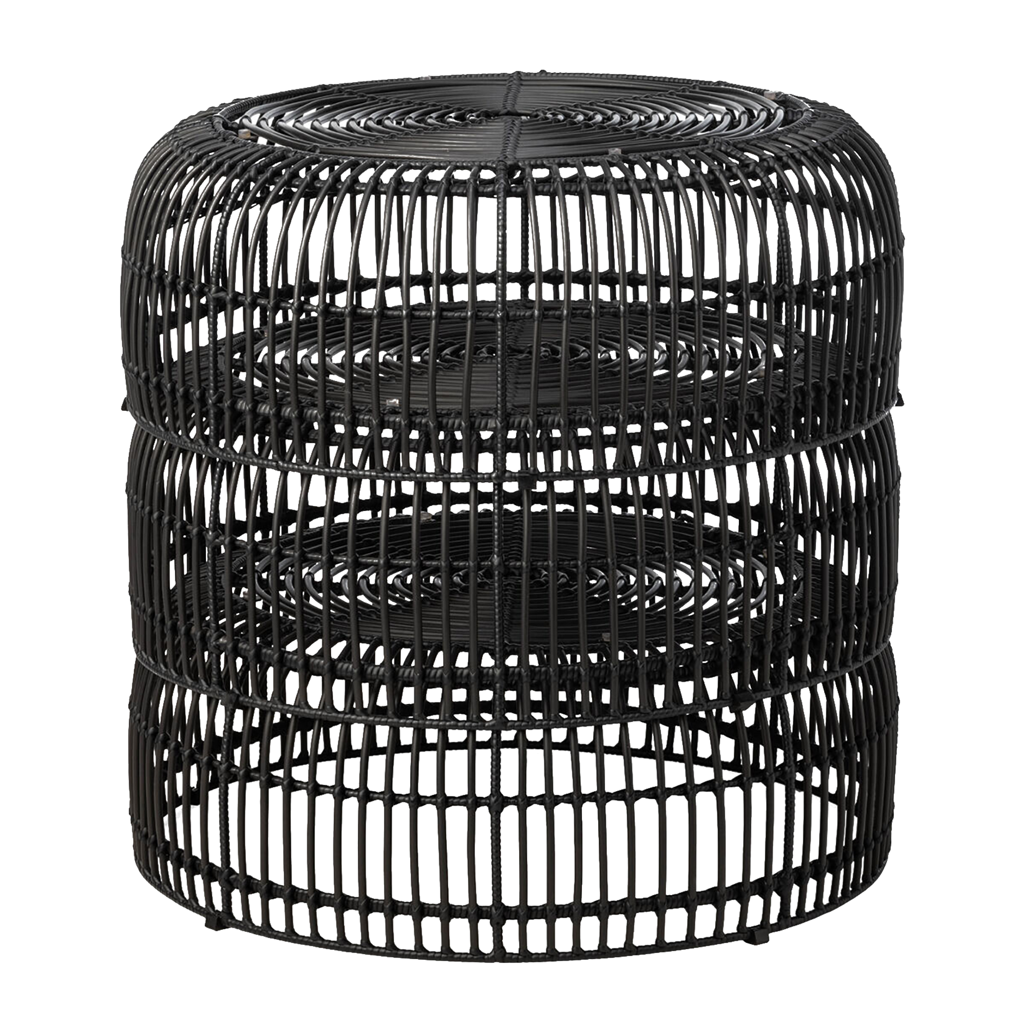 Palm Stacking Coffee Table - Black