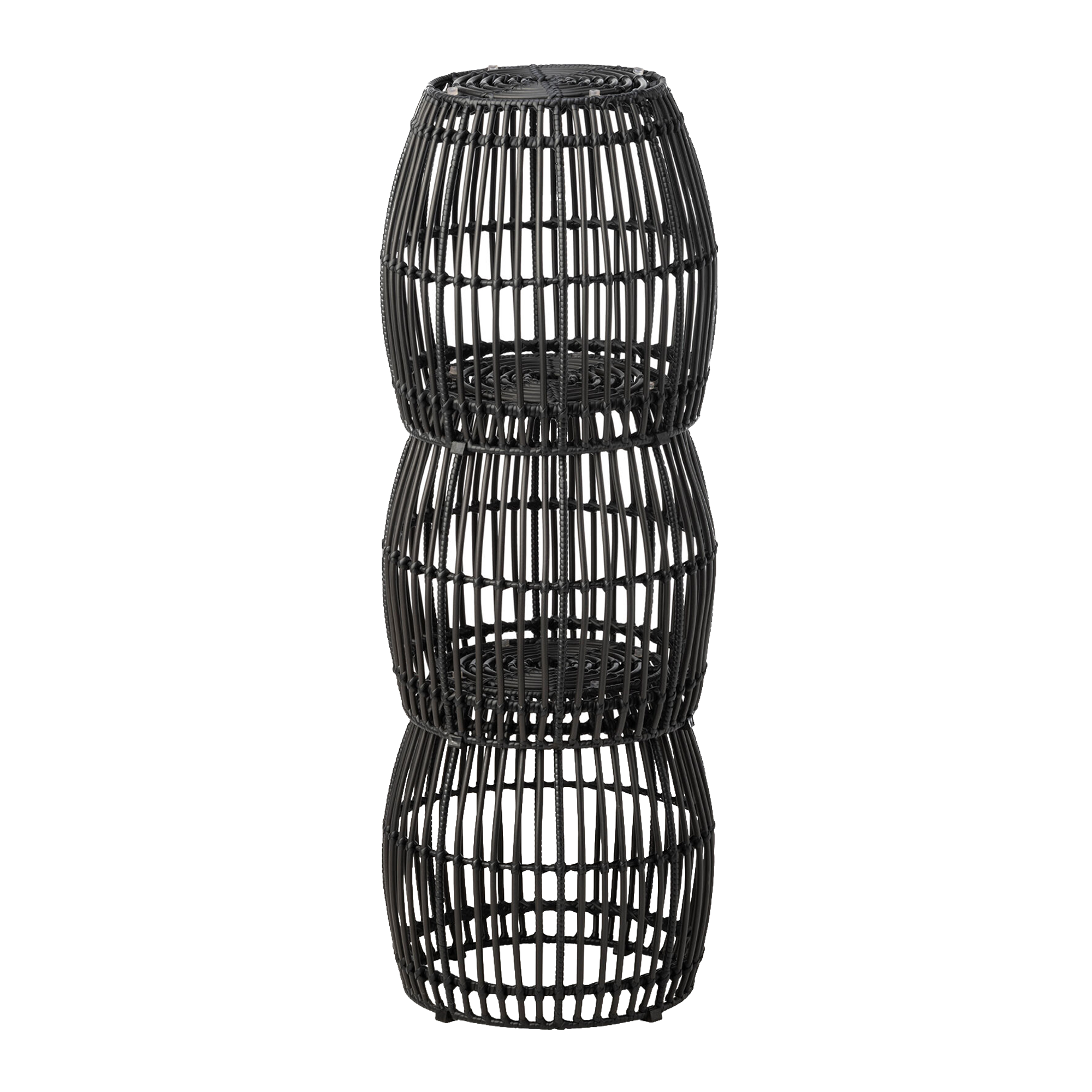 Palm Stacking Side Table - Black