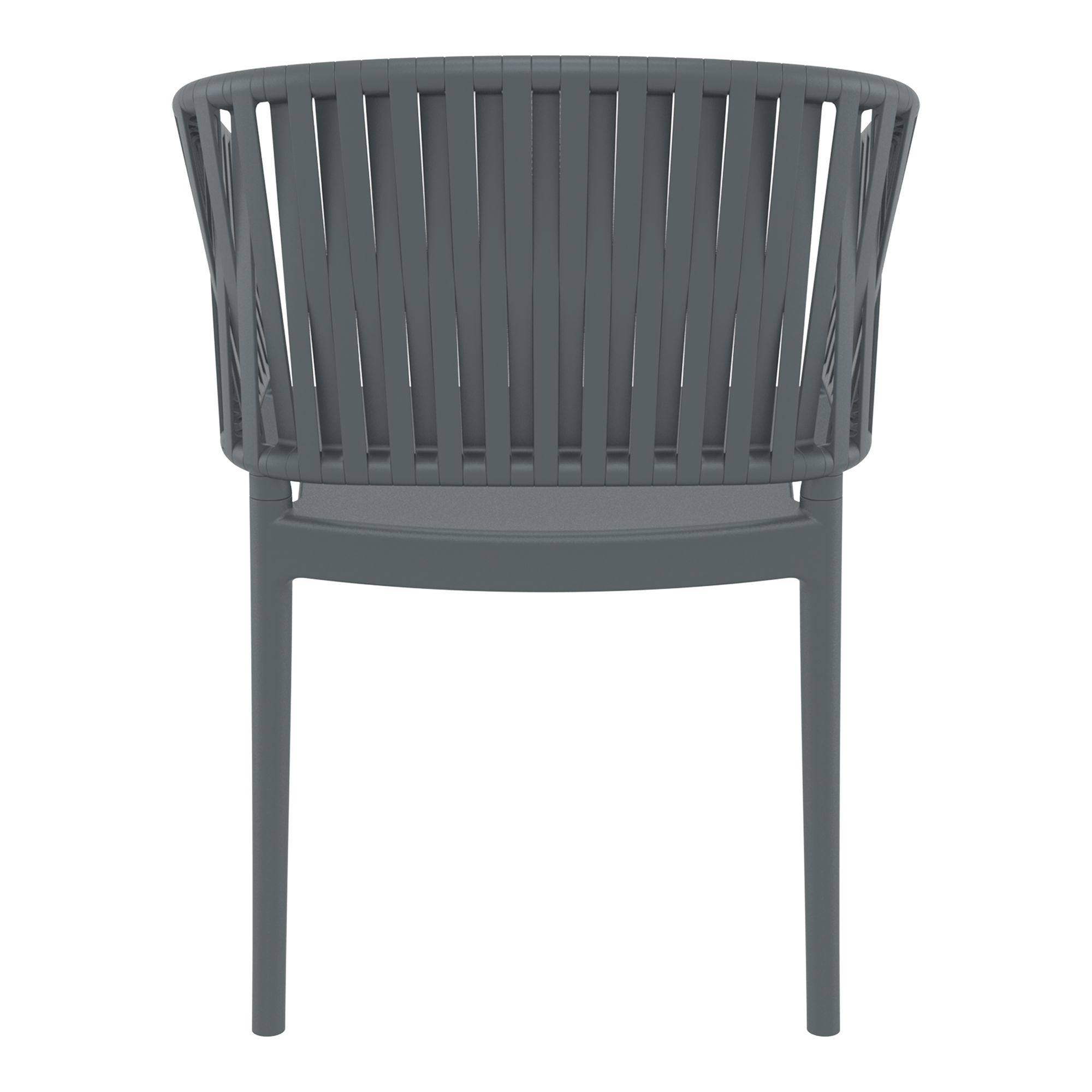 Portofino Stacking Armchair - Dark Grey