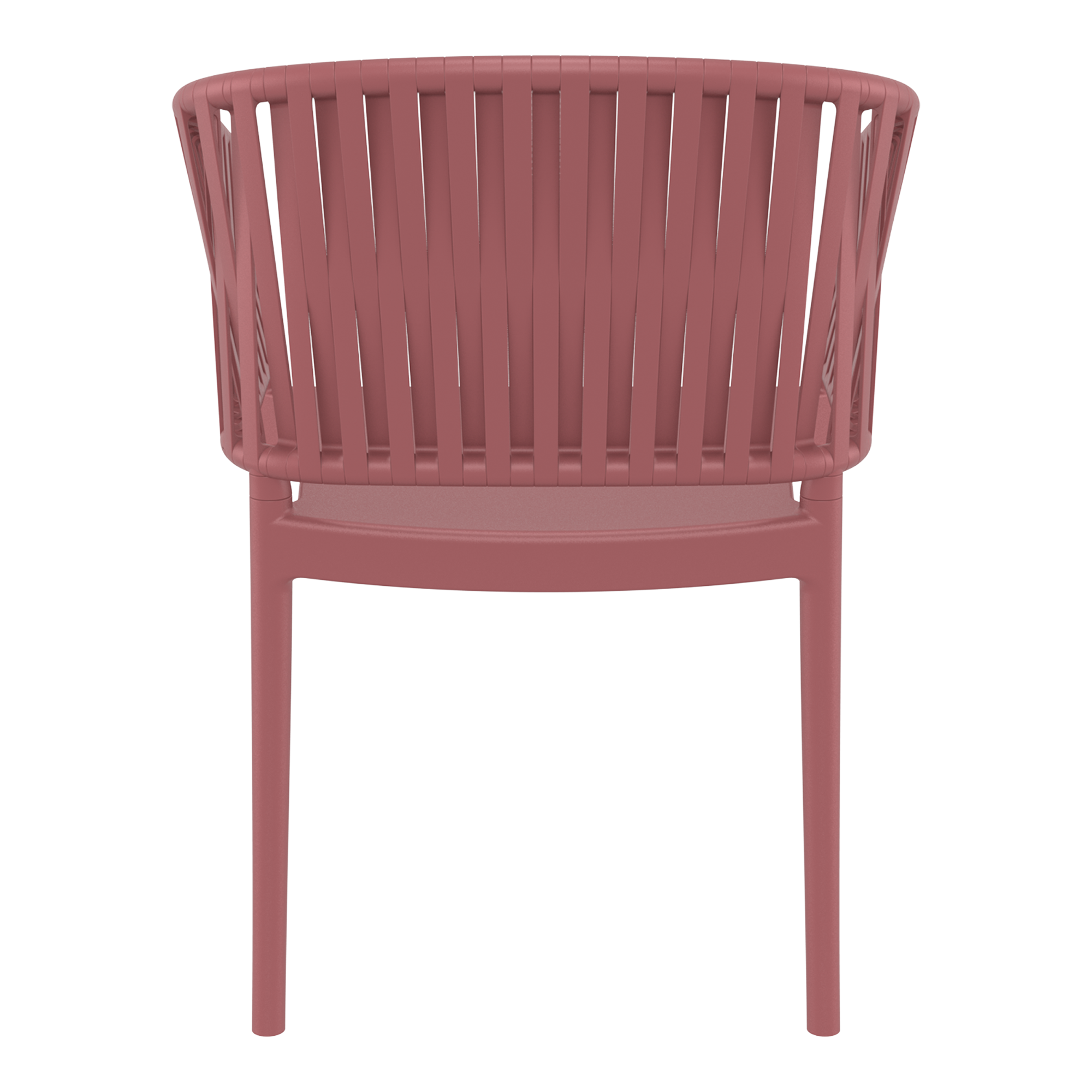 Portofino Stacking Armchair - Marsala