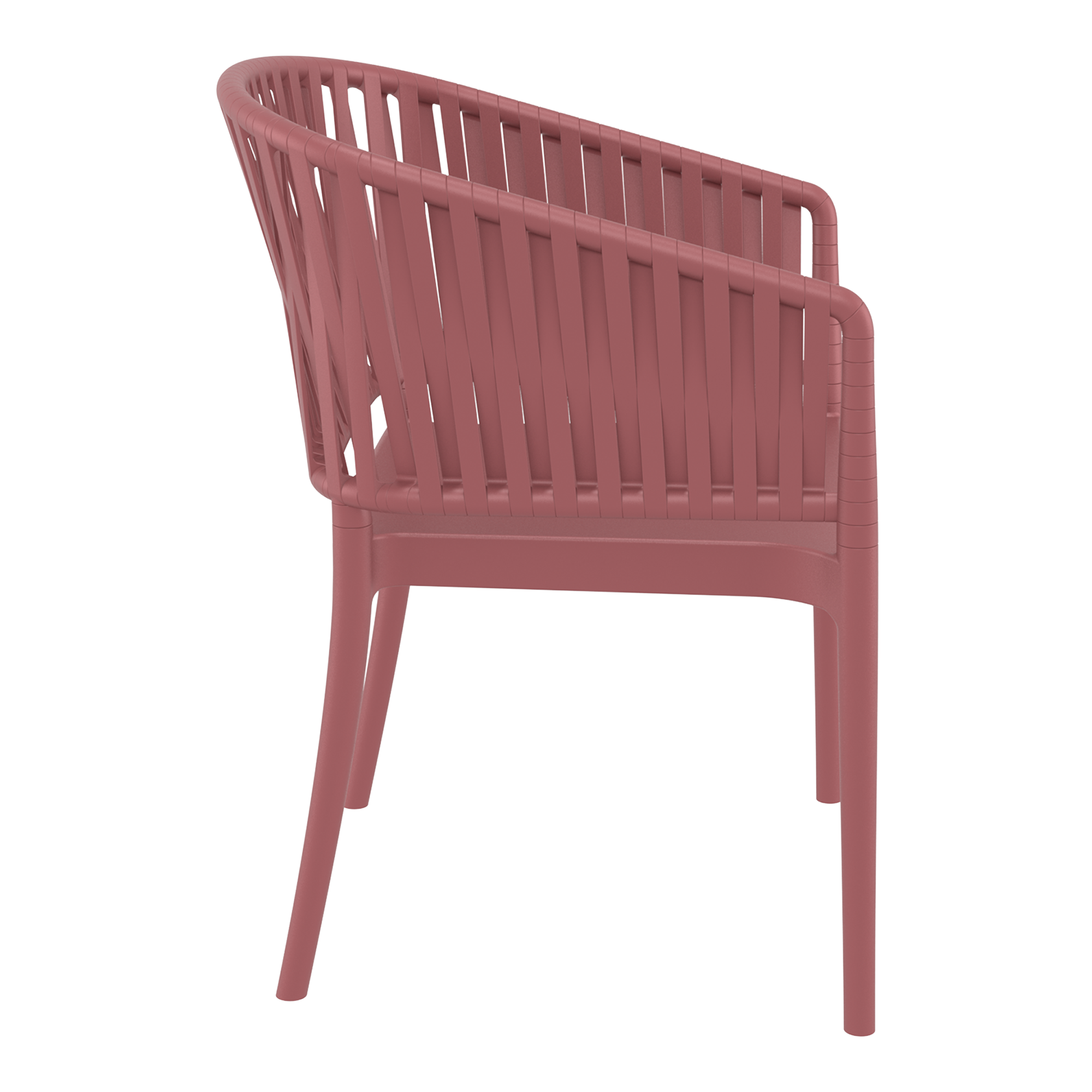 Portofino Stacking Armchair - Marsala