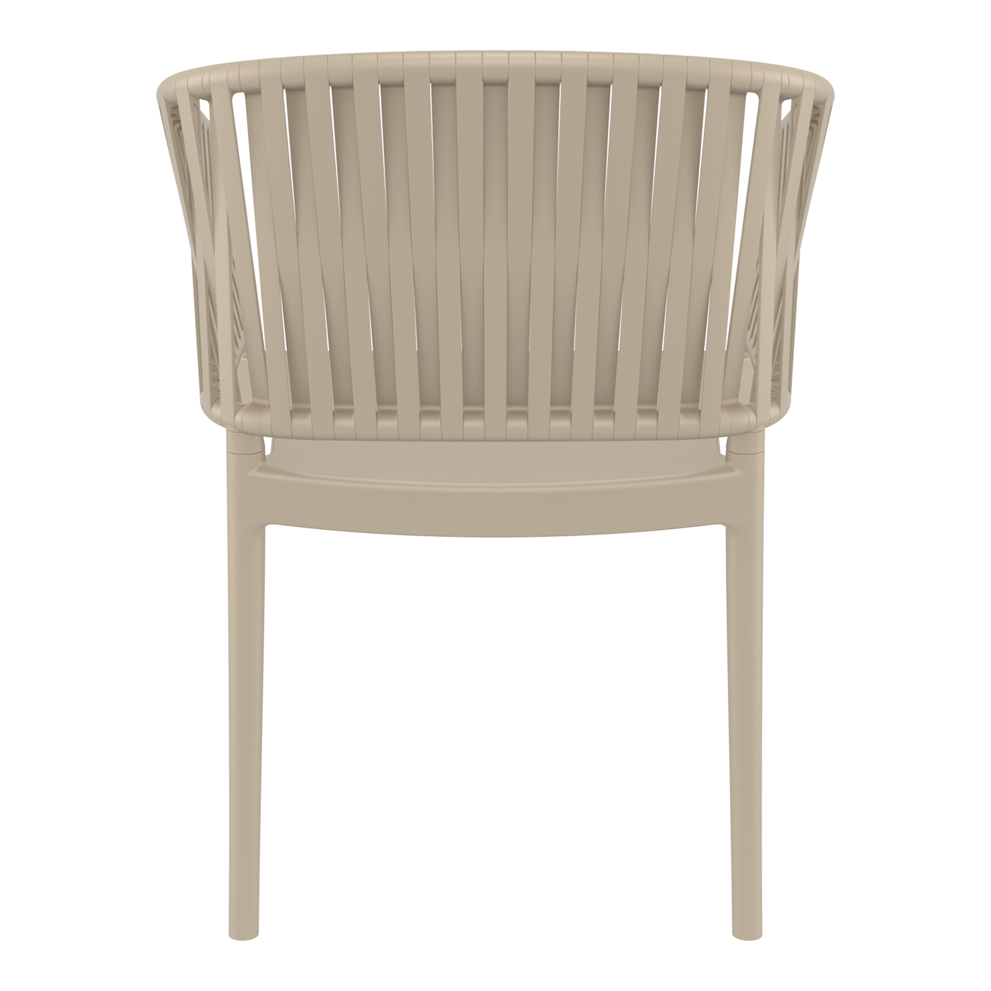 Portofino Stacking Armchair - Taupe