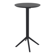 Sky Folding Bar Table - 60cm Diameter - Black