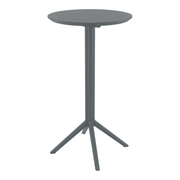 Sky Folding Bar Table - 60cm Diameter - Dark Grey