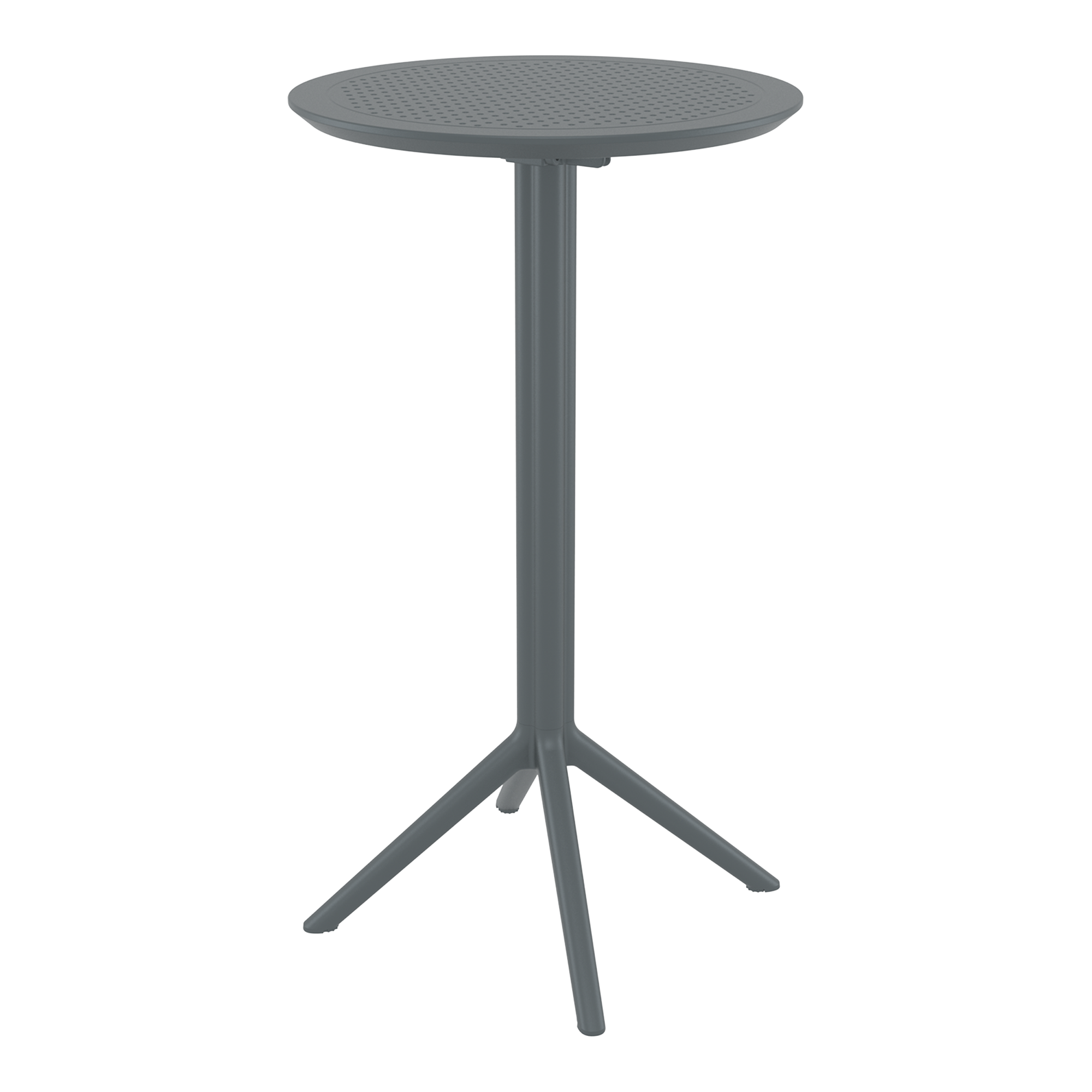 Sky Folding Bar Table - 60cm Diameter - Dark Grey