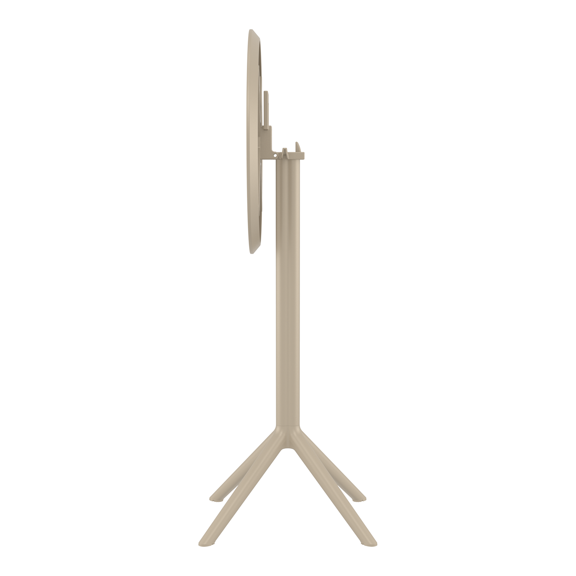 Sky Folding Bar Table - 60cm Diameter - Taupe