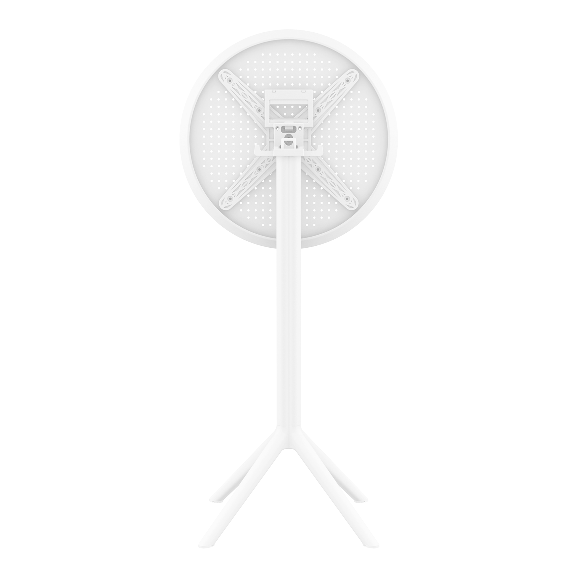Sky Folding Bar Table - 60cm Diameter - White