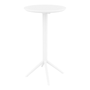 Sky Folding Bar Table - 60cm Diameter - White