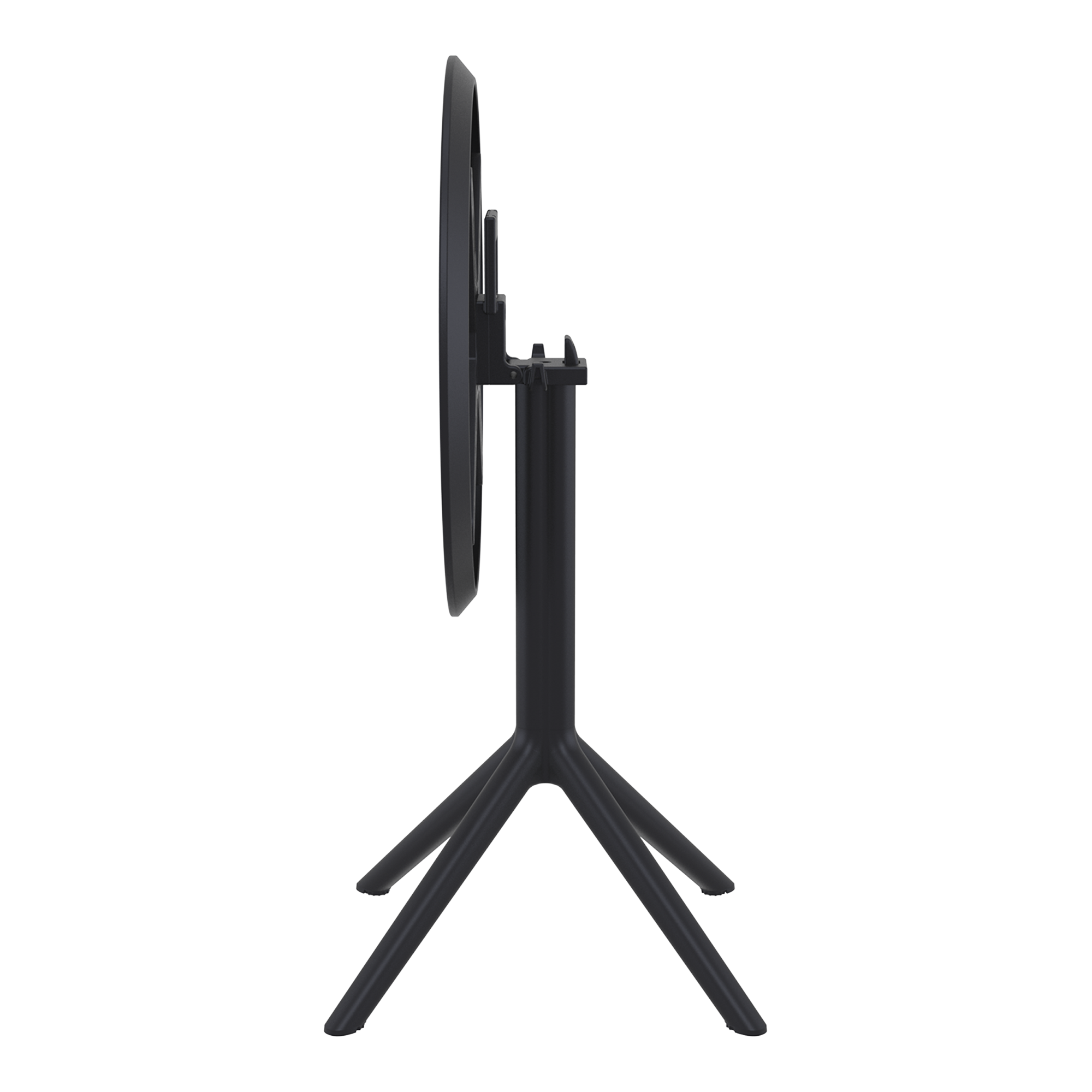 Sky Folding Dining Table - 60cm Diameter - Black
