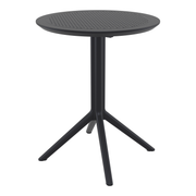 Sky Folding Dining Table - 60cm Diameter - Black