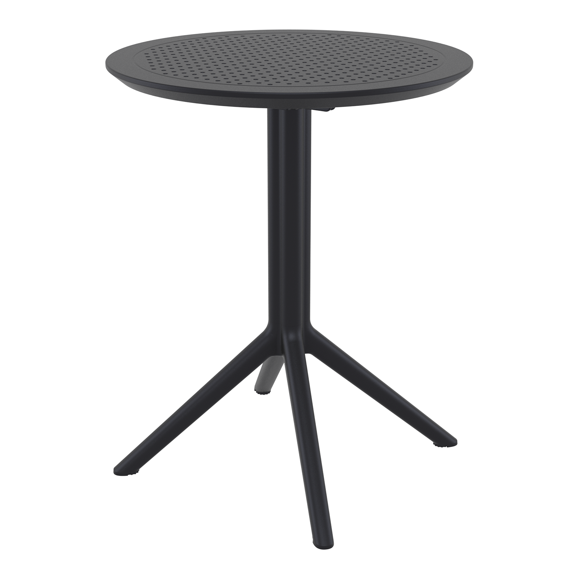 Sky Folding Dining Table - 60cm Diameter - Black