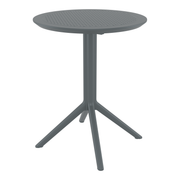 Sky Folding Dining Table - 60cm Diameter - Dark Grey