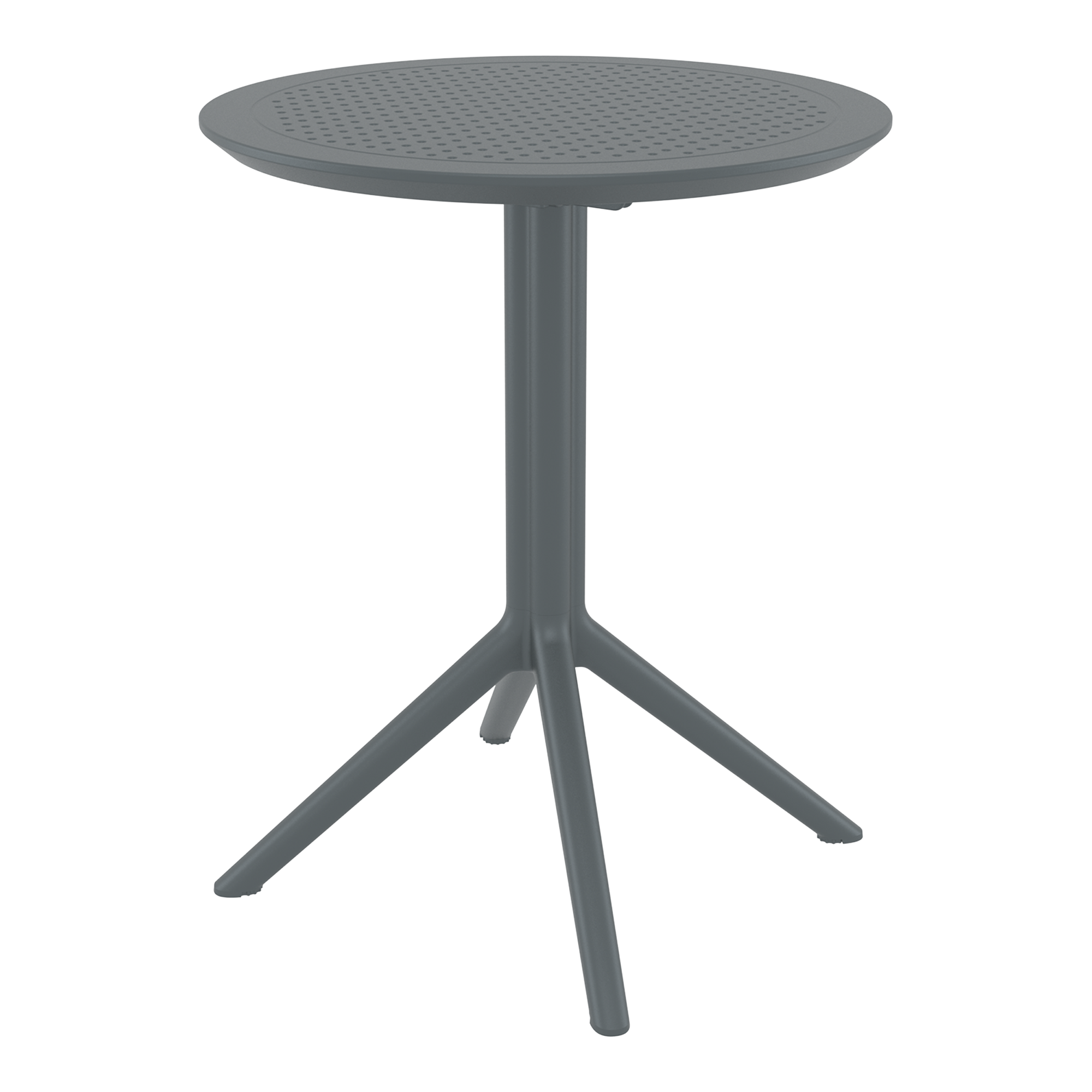 Sky Folding Dining Table - 60cm Diameter - Dark Grey