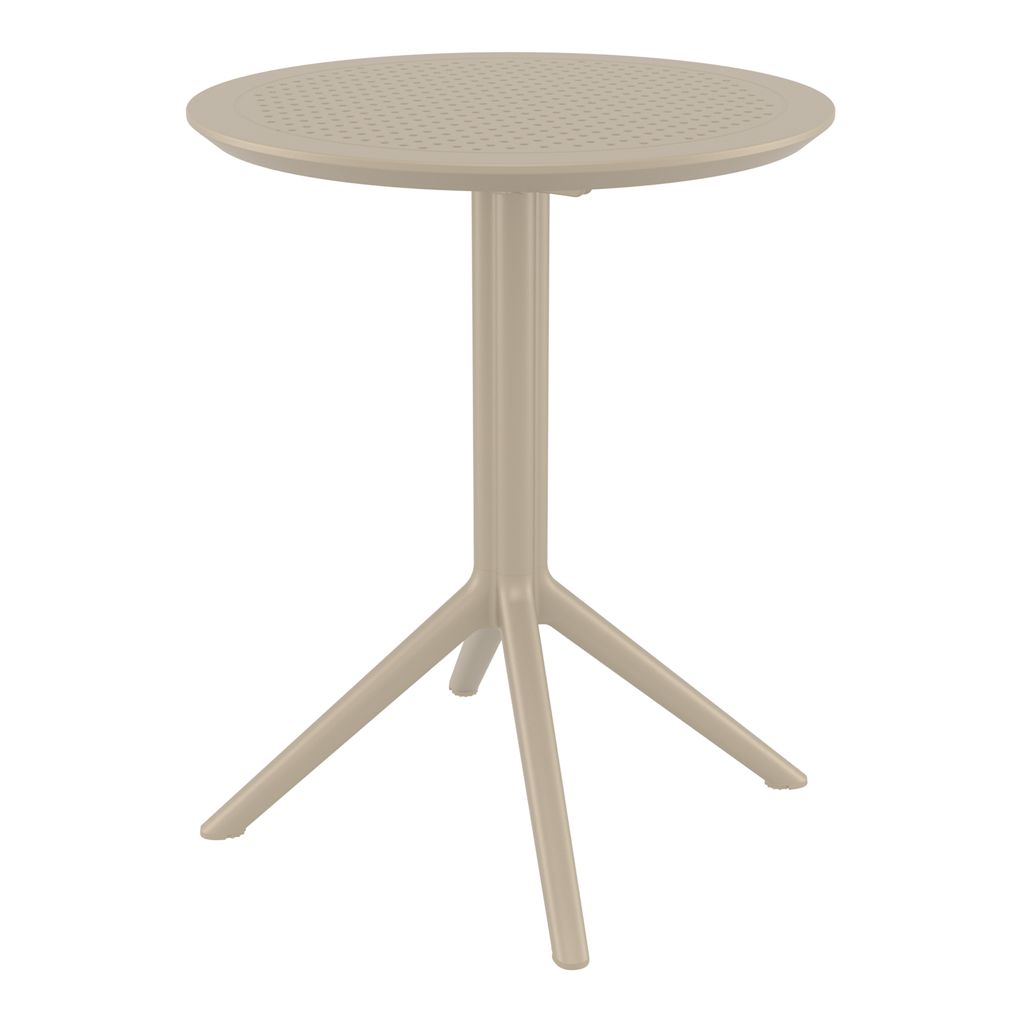 Sky Folding Dining Table - 60cm Diameter - Taupe
