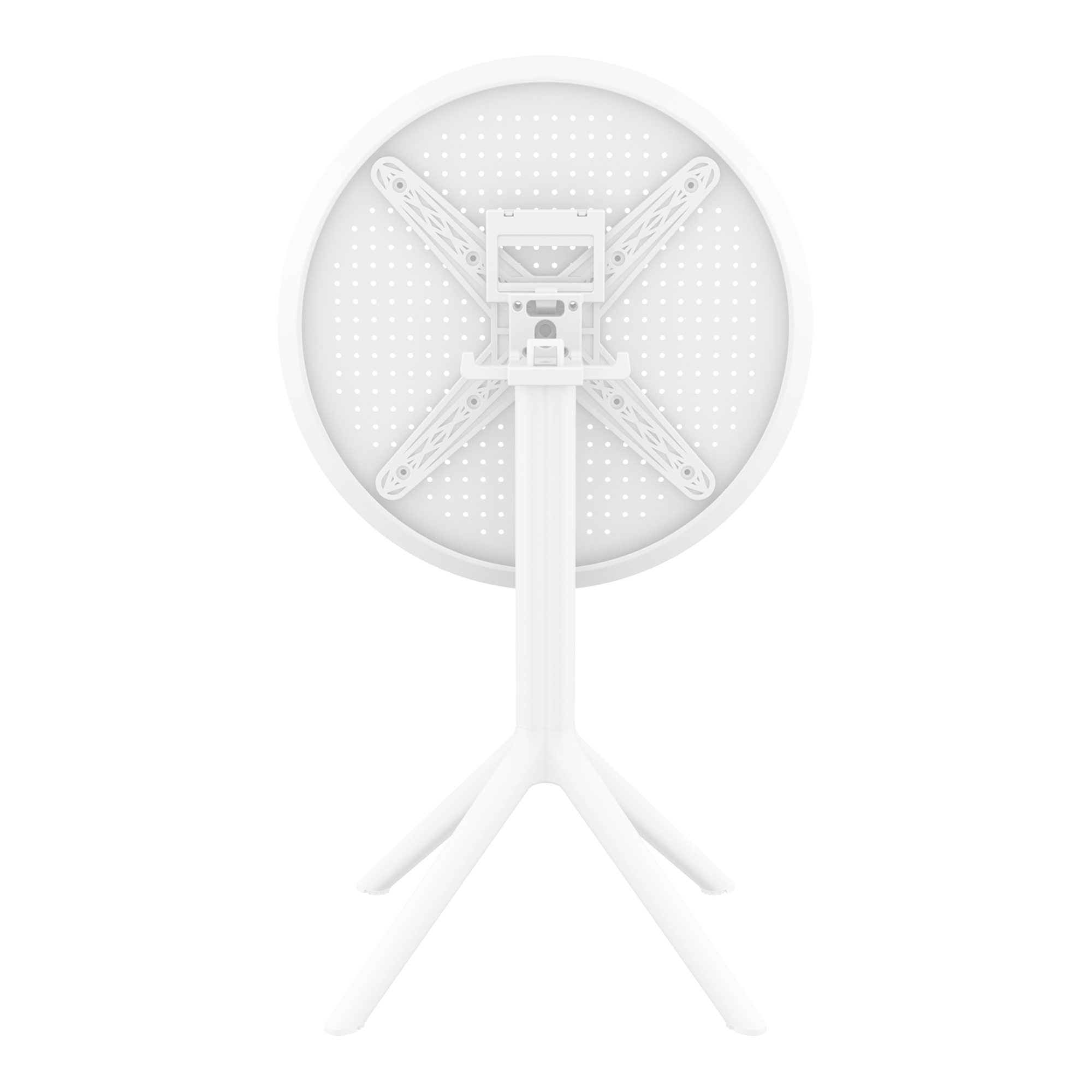 Sky Folding Dining Table - 60cm Diameter - White