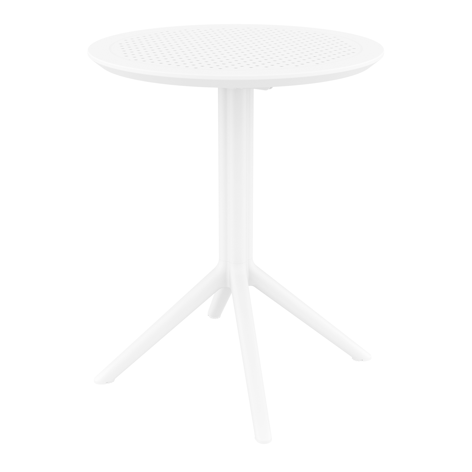 Sky Folding Dining Table - 60cm Diameter - White