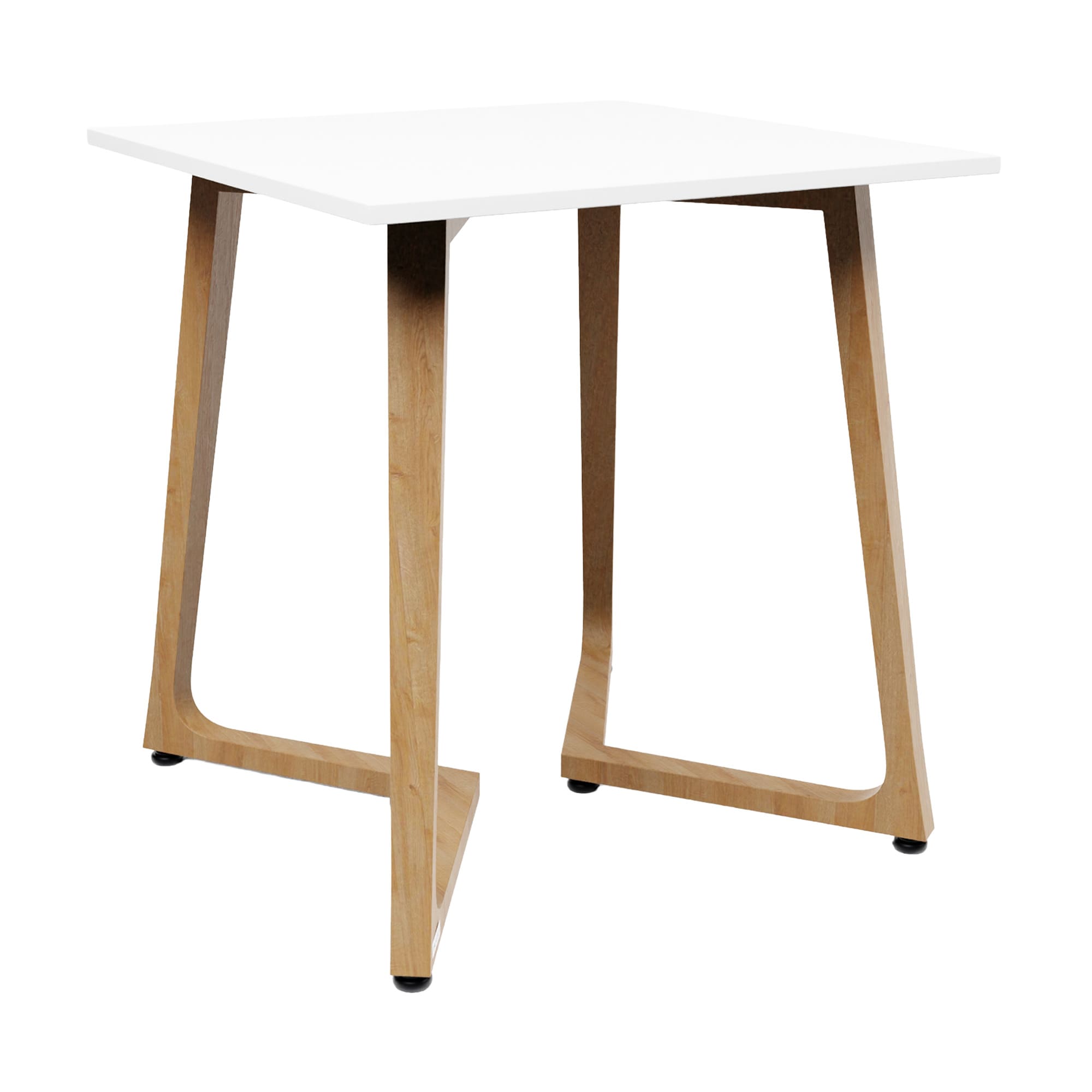 Wings Dining Table - Oak - 70x70cm - 18mm White MFC Table Top